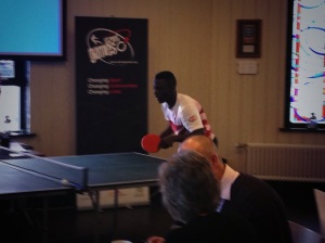 Olympic Table Tennis player Darius Knight shows us how it's done